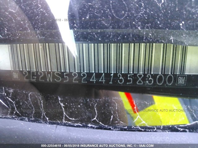 2G2WS522441358300 - 2004 PONTIAC GRAND PRIX GT2 ნაცრისფერი ფოტო 9