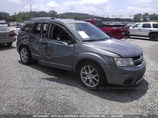 3C4PDDDGXDT669306 - 2013 DODGE JOURNEY CREW GRAY photo 1