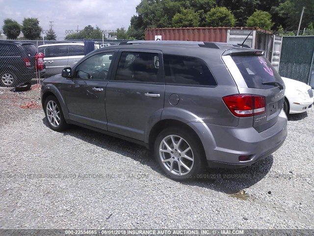 3C4PDDDGXDT669306 - 2013 DODGE JOURNEY CREW GRAY photo 3