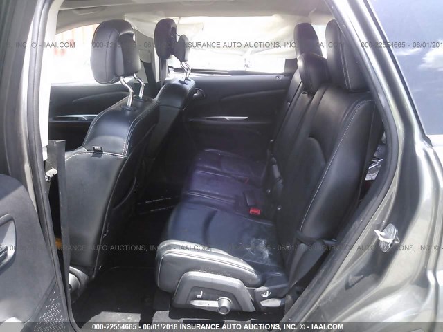 3C4PDDDGXDT669306 - 2013 DODGE JOURNEY CREW GRAY photo 8