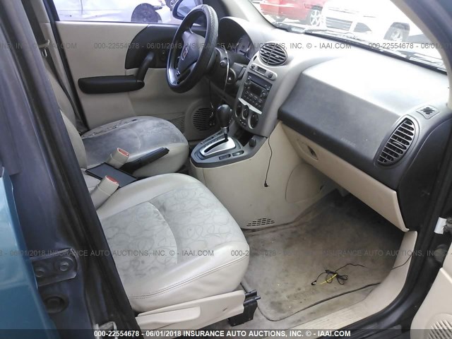 5GZCZ53445S837102 - 2005 SATURN VUE GREEN photo 5