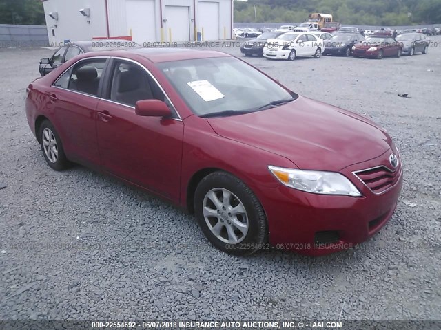 4T1BF3EK1AU557296 - 2010 TOYOTA CAMRY SE/LE/XLE RED photo 1