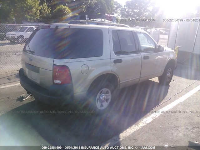 1FMZU72K83ZB32549 - 2003 FORD EXPLORER XLS/XLS SPORT GOLD photo 4