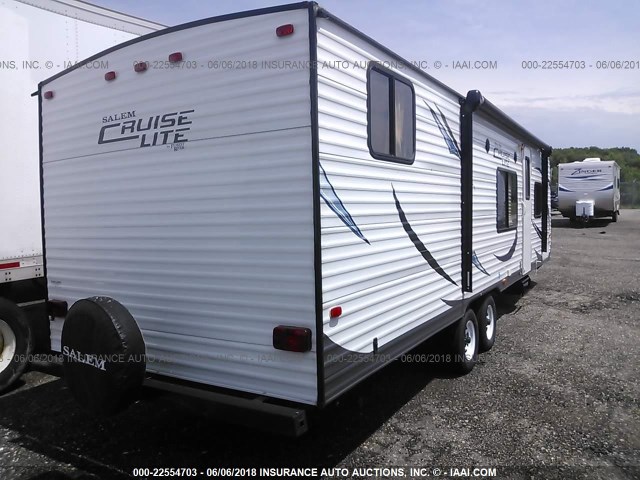 4X4TSMD20DR402610 - 2013 FOREST RIVER SALEM CRUISE LITE  WHITE photo 4