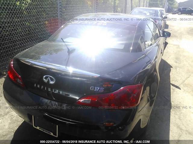 JN1CV6FE5BM950339 - 2011 INFINITI G37 SPORT BLACK photo 4