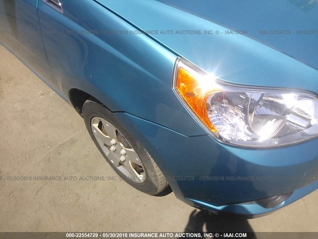 KL1TD66E79B622613 - 2009 CHEVROLET AVEO LS/LT BLUE photo 6