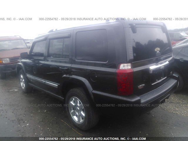 1J8HH58P47C700079 - 2007 JEEP COMMANDER LIMITED BLACK photo 3