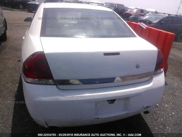 2G1WS58R079418877 - 2007 CHEVROLET IMPALA POLICE WHITE photo 6