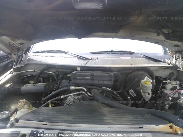 3B7HC13Y1WG176397 - 1998 DODGE RAM 1500 SILVER photo 10