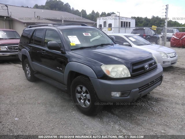 JTEBT14R230011628 - 2003 TOYOTA 4RUNNER SR5/SPORT BLACK photo 1