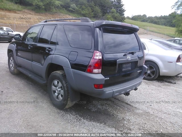 JTEBT14R230011628 - 2003 TOYOTA 4RUNNER SR5/SPORT BLACK photo 3