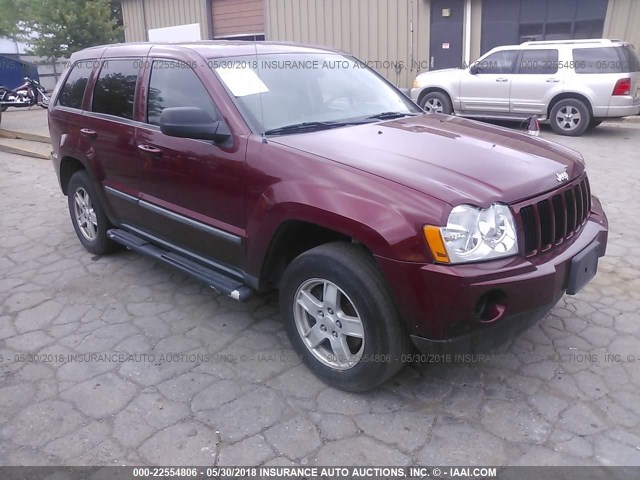1J8GR48K07C583141 - 2007 JEEP GRAND CHEROKEE LAREDO/COLUMBIA/FREEDOM 红色 照片 1