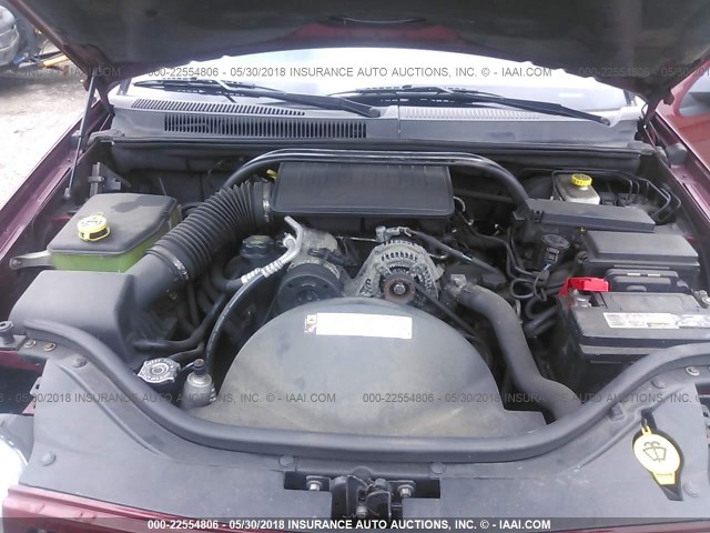 1J8GR48K07C583141 - 2007 JEEP GRAND CHEROKEE LAREDO/COLUMBIA/FREEDOM 红色 照片 10