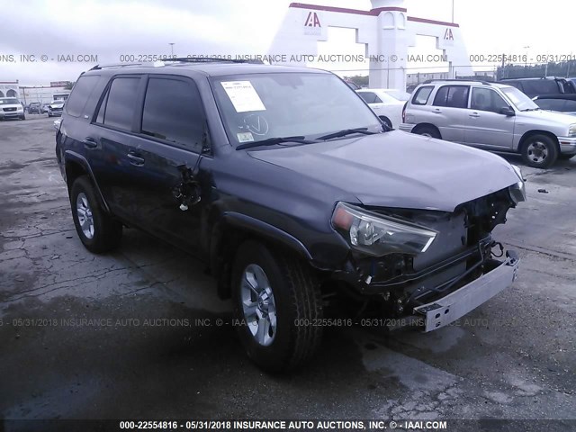 JTEBU5JR4G5315156 - 2016 TOYOTA 4RUNNER SR5 PREM/LTDL/TRAIL/TRD GRAY photo 1