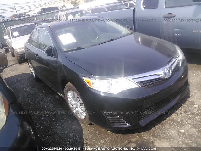 4T1BD1FK6EU098636 - 2014 TOYOTA CAMRY HYBRID/LE/XLE 黑色 照片 1