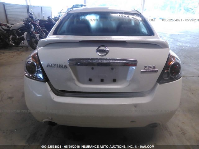 1N4AL2AP0BC137210 - 2011 NISSAN ALTIMA S WHITE photo 6