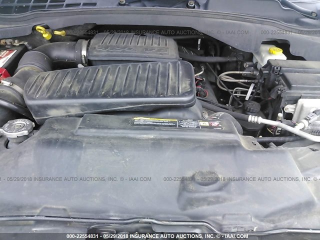 1D4HB38NX6F120489 - 2006 DODGE DURANGO SXT GRAY photo 10