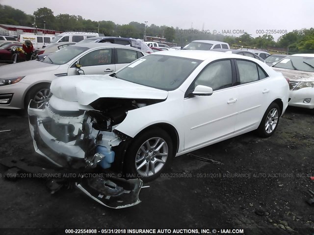 1G11C5SLXFU125890 - 2015 CHEVROLET MALIBU 1LT 白色 照片 2