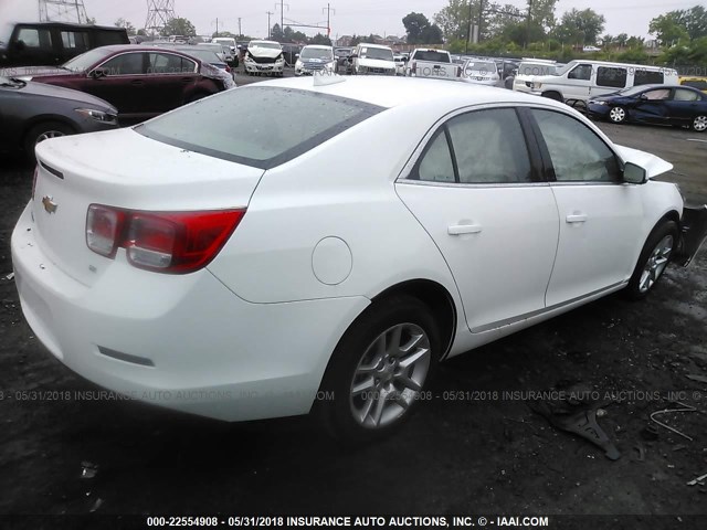 1G11C5SLXFU125890 - 2015 CHEVROLET MALIBU 1LT 白色 照片 4