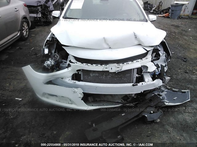 1G11C5SLXFU125890 - 2015 CHEVROLET MALIBU 1LT 白色 照片 6