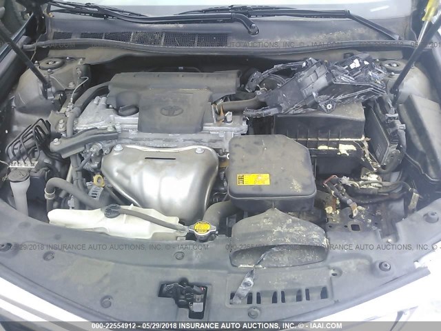 4T1BF1FKXCU196074 - 2012 TOYOTA CAMRY SE/LE/XLE GRAY photo 10