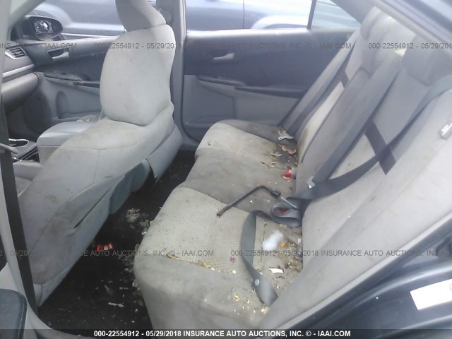 4T1BF1FKXCU196074 - 2012 TOYOTA CAMRY SE/LE/XLE GRAY photo 8