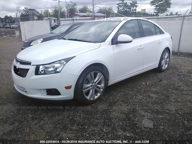 1G1PF5SB6G7120551 - 2016 CHEVROLET CRUZE LIMITED LT WHITE photo 2