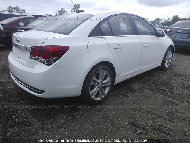 1G1PF5SB6G7120551 - 2016 CHEVROLET CRUZE LIMITED LT WHITE photo 4