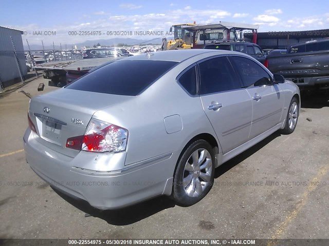 JNKCY01F69M850521 - 2009 INFINITI M35 SPORT SILVER photo 4