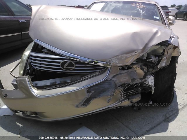 JTHFN48Y820009320 - 2002 LEXUS SC 430 GOLD photo 6