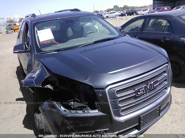 1GKKVRKD7EJ168710 - 2014 GMC ACADIA SLT-1 Grau Foto 1