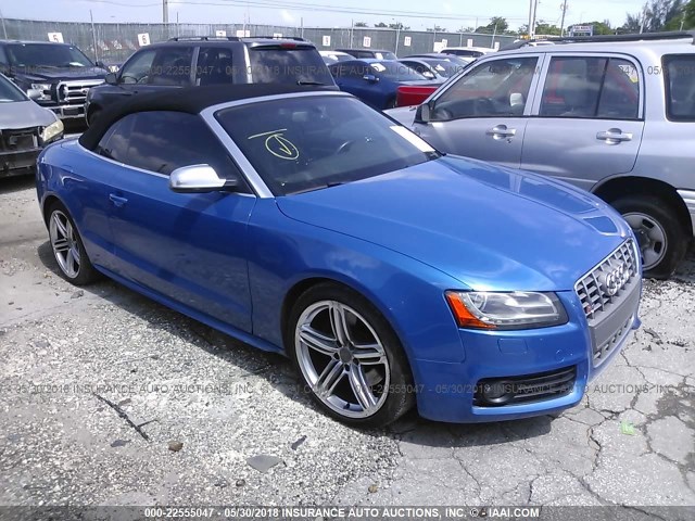 WAUVGAFH9BN009772 - 2011 AUDI S5 PRESTIGE BLUE photo 1
