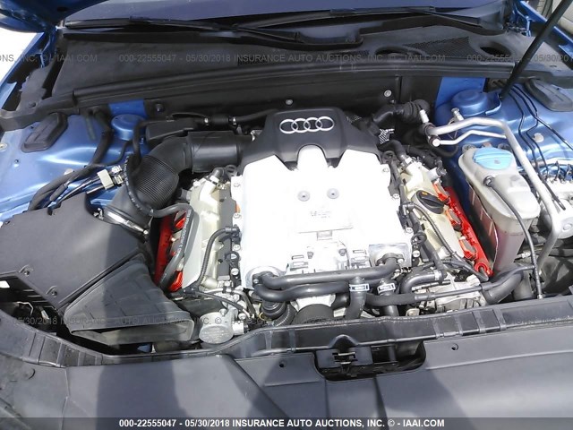 WAUVGAFH9BN009772 - 2011 AUDI S5 PRESTIGE BLUE photo 10
