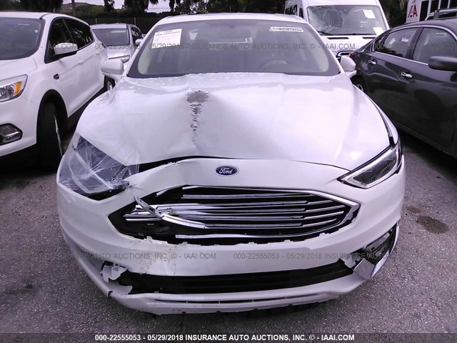 3FA6P0D9XJR168993 - 2018 FORD FUSION TITANIUM/PLATINUM WHITE photo 6