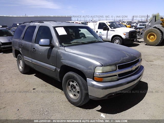 1GNEC13T91J207143 - 2001 CHEVROLET TAHOE C1500 GRAY photo 1