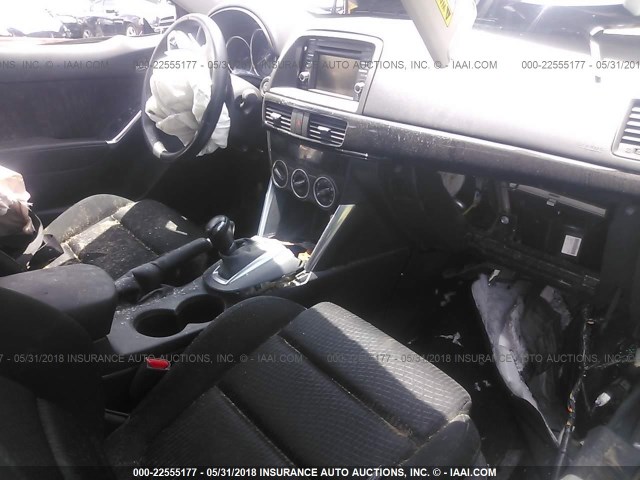 JM3KE4CY2F0451076 - 2015 MAZDA CX-5 TOURING GRAY photo 5