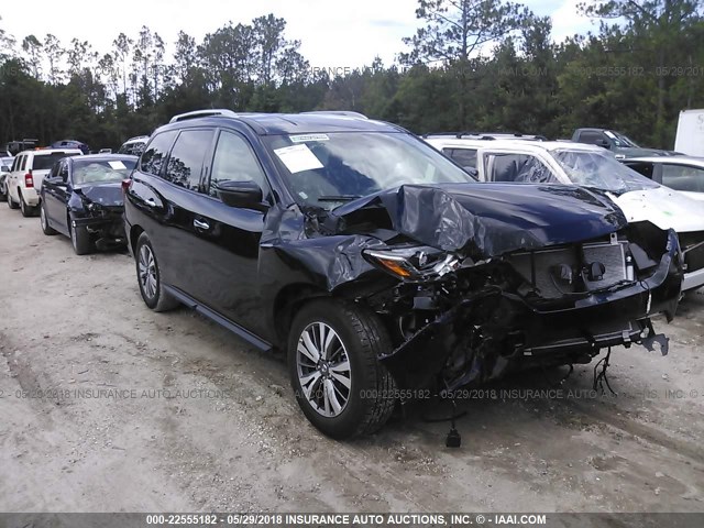 5N1DR2MN0JC629746 - 2018 NISSAN PATHFINDER S/SV/SL/PLATINUM 黑色 照片 1