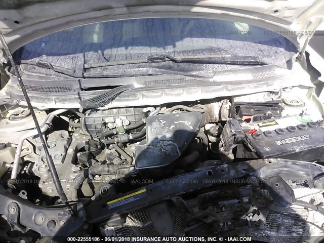 JN8AS58T48W000509 - 2008 NISSAN ROGUE S/SL SILVER photo 10