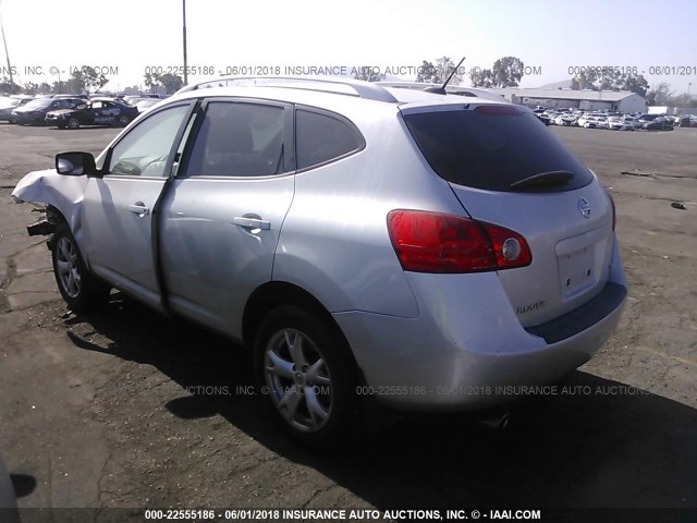 JN8AS58T48W000509 - 2008 NISSAN ROGUE S/SL SILVER photo 3