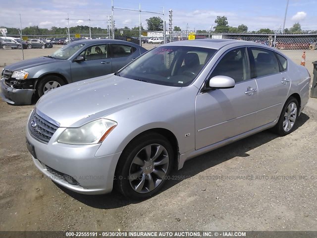 JNKAY01F26M265261 - 2006 INFINITI M35 SPORT SILVER photo 2