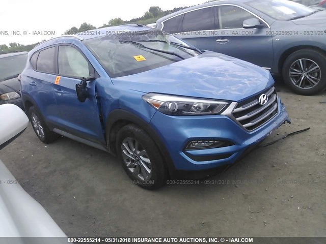 KM8J3CA4XJU645694 - 2018 HYUNDAI TUCSON LIMITED/SPORT AND ECO/SE BLUE photo 1