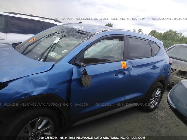 KM8J3CA4XJU645694 - 2018 HYUNDAI TUCSON LIMITED/SPORT AND ECO/SE BLUE photo 8