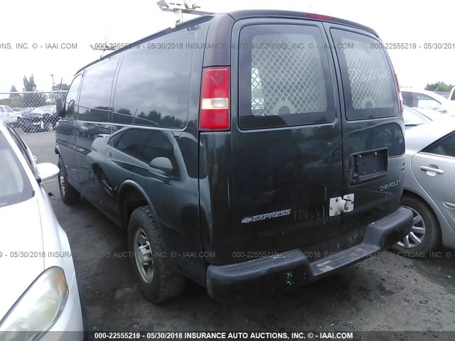 1GCHG35V961260744 - 2006 CHEVROLET EXPRESS G3500  GREEN photo 3