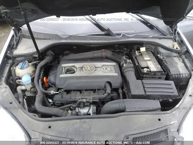 3VWRJ71K29M004832 - 2009 VOLKSWAGEN JETTA WOLFSBURG 灰色 照片 10