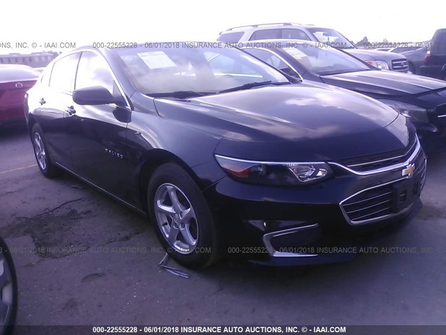 1G1ZC5ST0GF297595 - 2016 CHEVROLET MALIBU LS შავი ფოტო 1