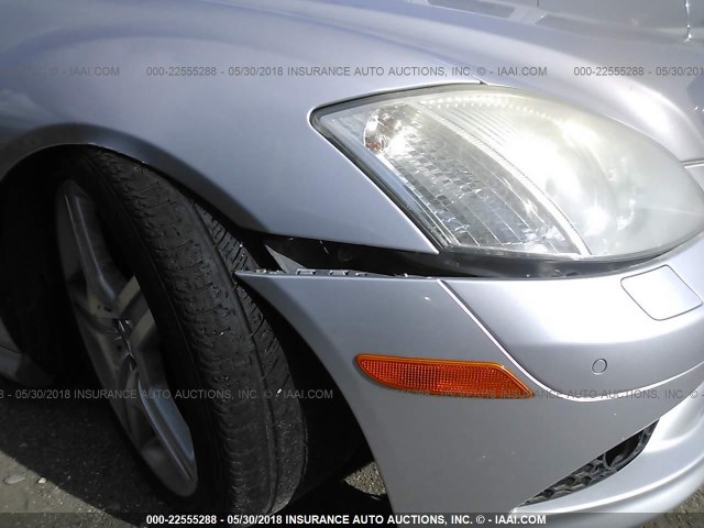 WDDNG71X07A106755 - 2007 MERCEDES-BENZ S 550 SILVER photo 6