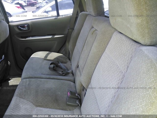 KM8SB12B63U443737 - 2003 HYUNDAI SANTA FE GL GOLD photo 8