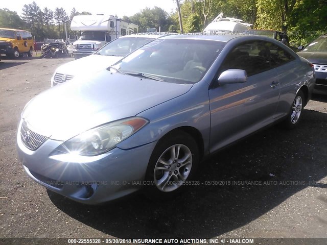 4T1CE38P46U719895 - 2006 TOYOTA CAMRY SOLARA SE/SLE Mavi foto 2