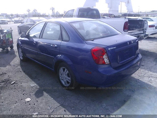 KL5JJ56Z56K301855 - 2006 SUZUKI FORENZA PREMIUM BLUE photo 3