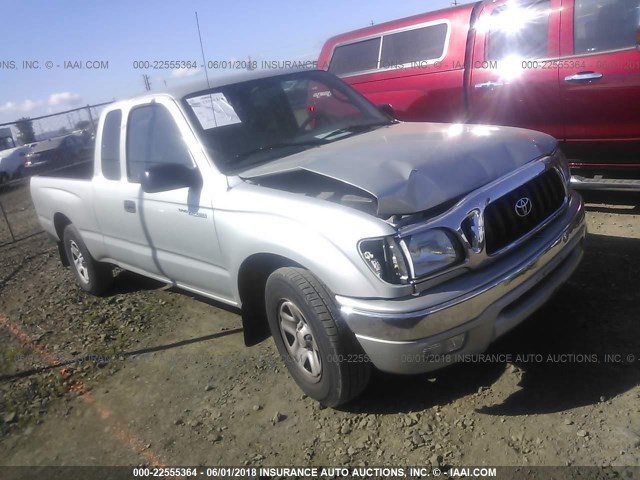 5TEVL52N33Z260917 - 2003 TOYOTA TACOMA XTRACAB SILVER photo 1